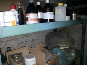 odpady niebezpieczne - odczynniki chemiczne